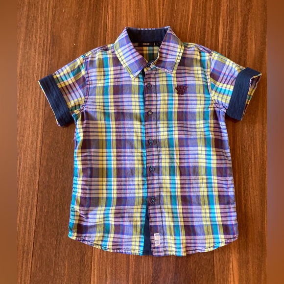 Boys Mexx Short Sleeve Dress Shirt - Picture 1 of 2